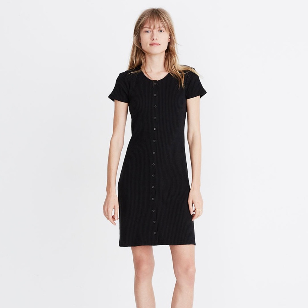 Madewell Black Mini Dress